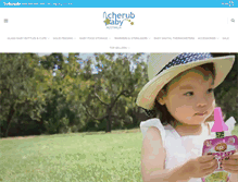 Tablet Screenshot of cherubbaby.com.au